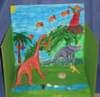 Dinosaur Scene