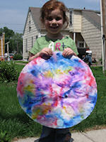 Willa with her Color Mandala
